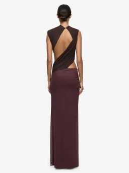 BEC & BRIDGE CONNI MAXI AUBERGINE/DARK CHOC / SIZE 12 for rent on The Volte - image 3