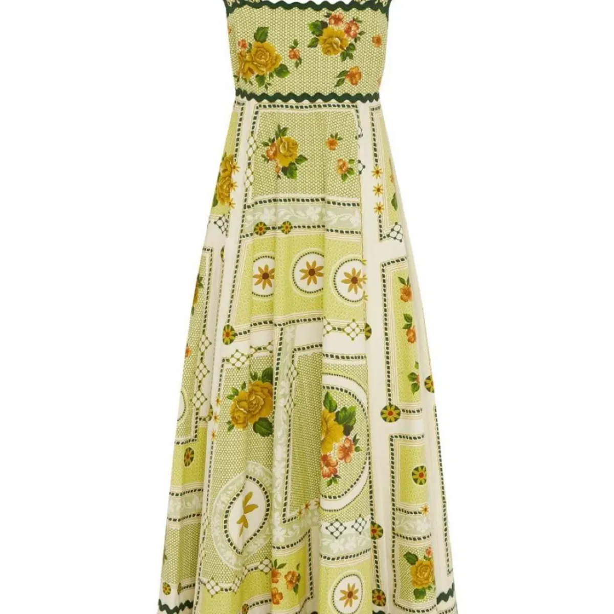 🍋 BRAND NEW ALEMAIS Dixie Summer Dress – Size 12 - Limoncello Yellow & Lime Green –  🍋 - Image 6