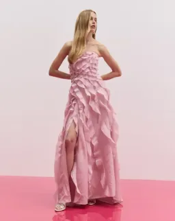 🌸 Aje ALLAIRIE GOWN in Chalk Pink - Size 6AU 🌸 Ruffled Tiered Maxi Dress 🌸 for rent on The Volte - image 11