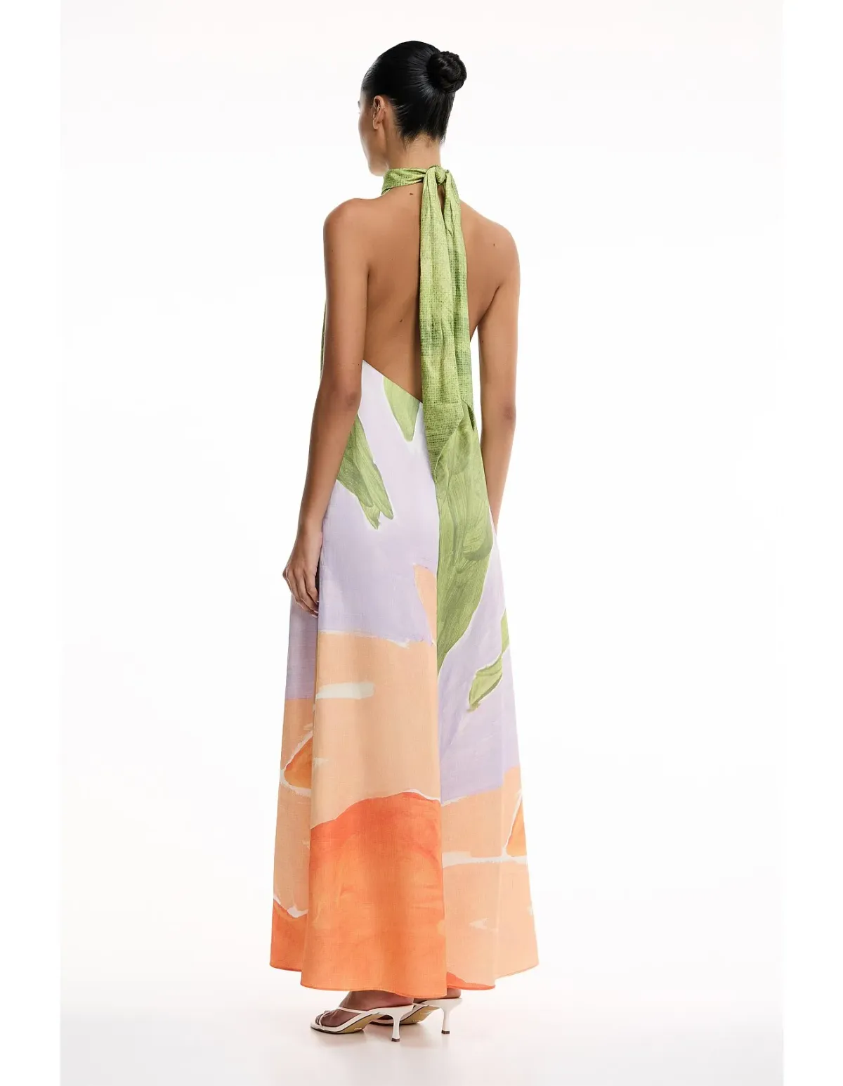 Significant Other Malina Maxi Dress Size 10 Stamped Poppy - Image 3