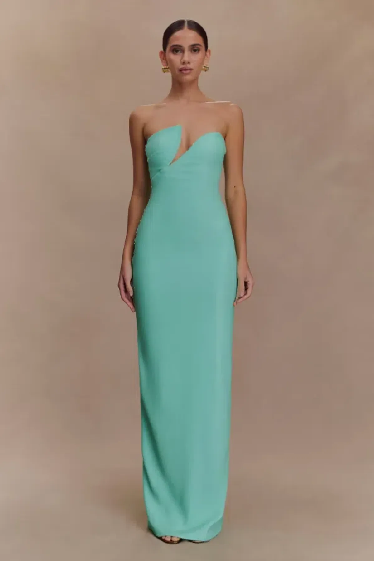 Winston Strapless Sequin Maxi Dress - Lagoon - XS - Image 1