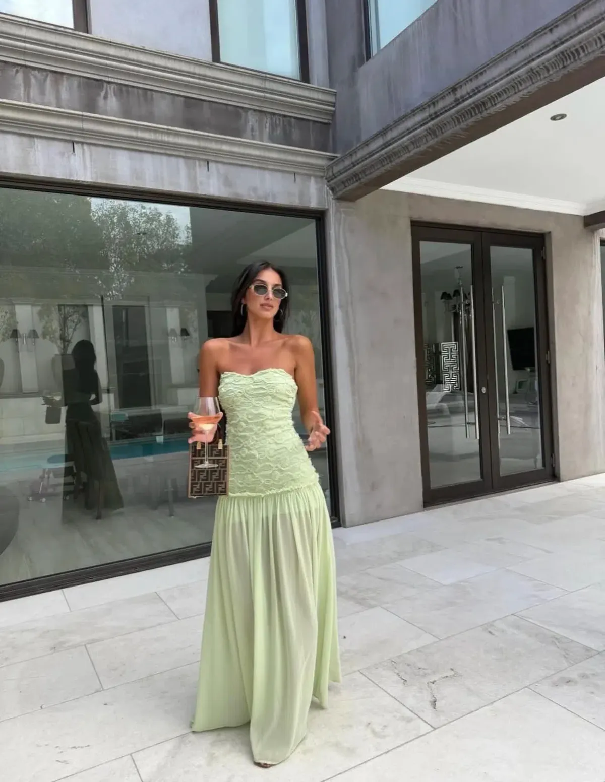 Jefrei Sei Renata Gown in Mint - S - Image 2