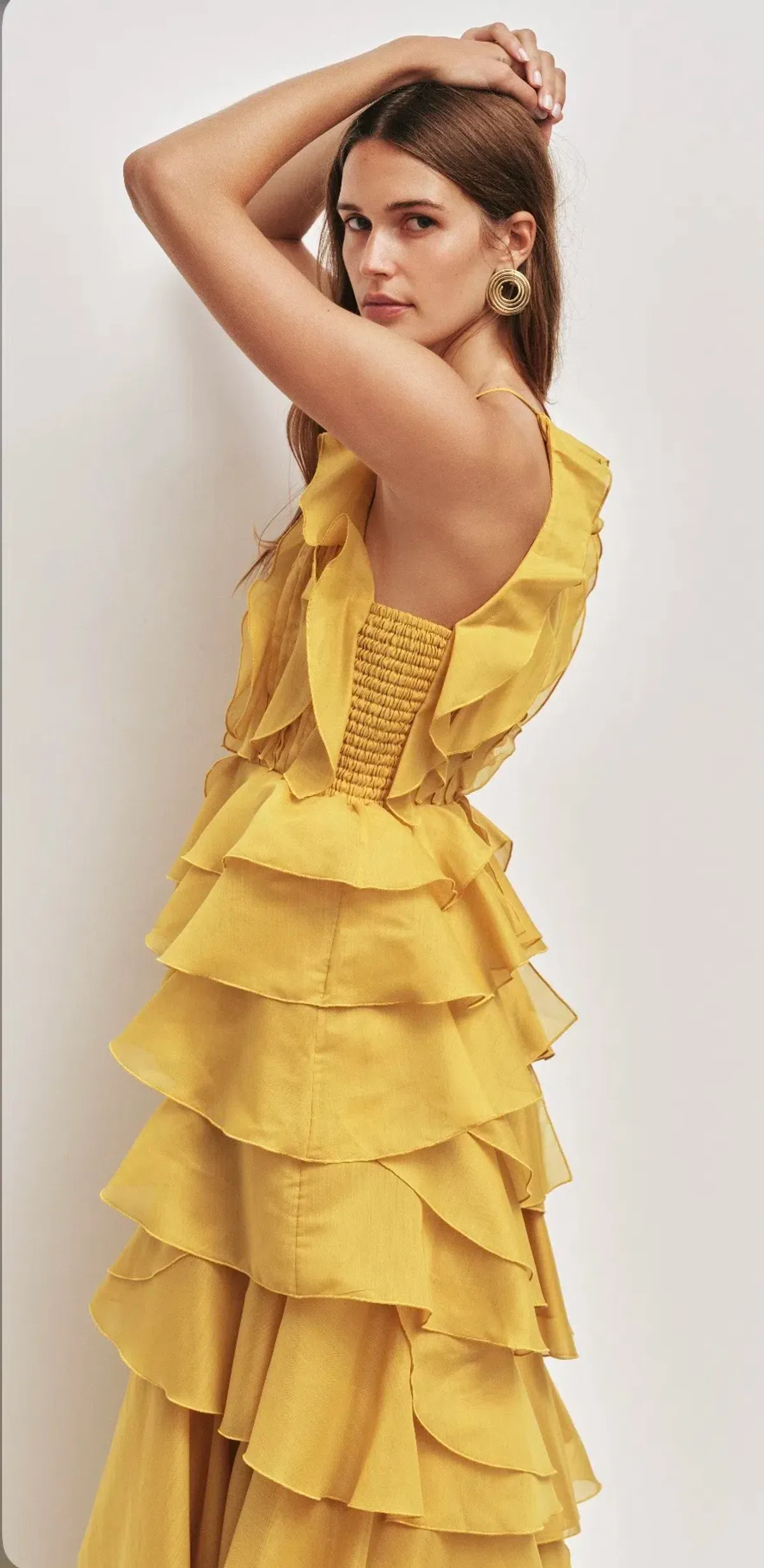 AJE - Cleo Gown in Chartreuse Size 10 - Image 2