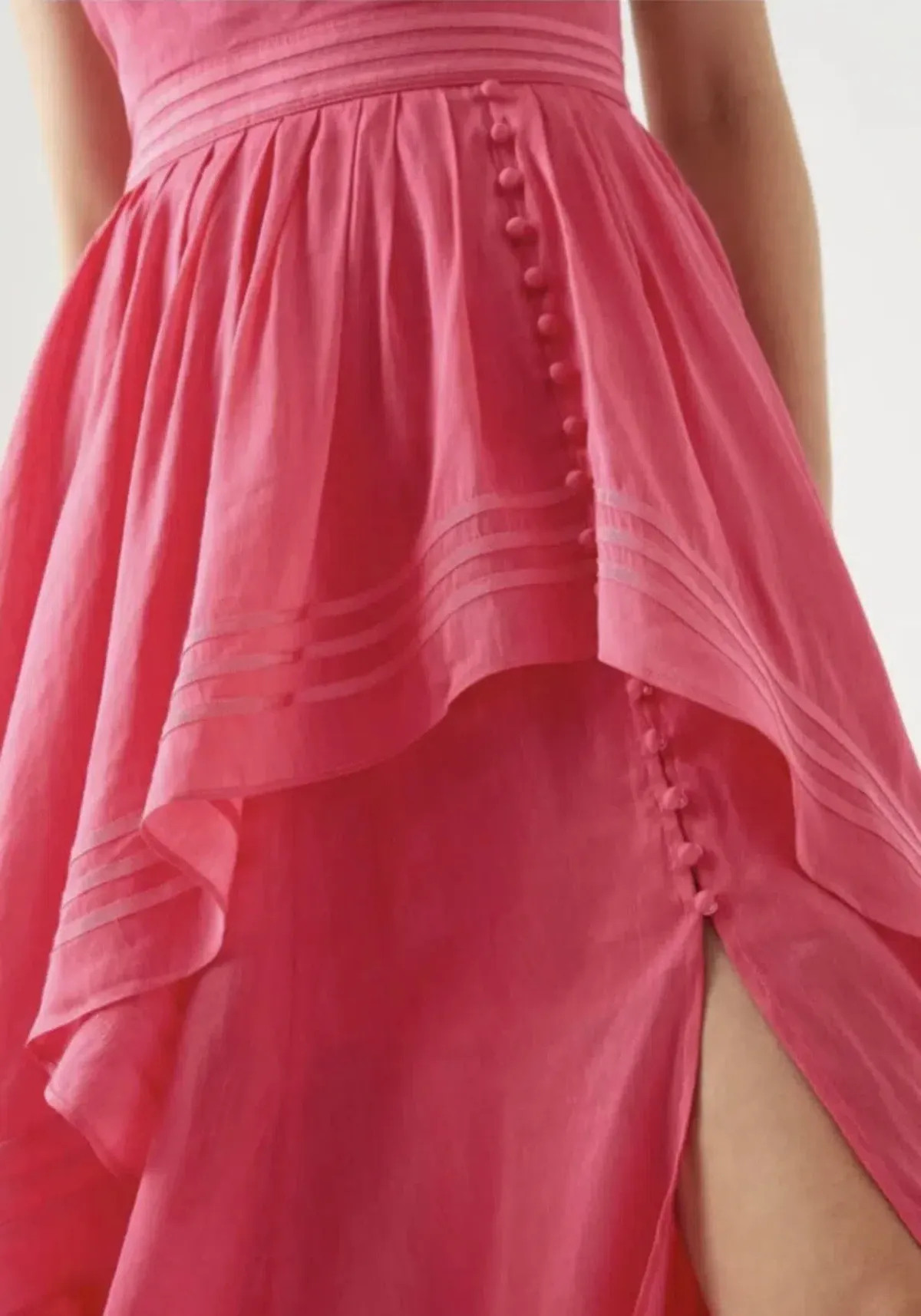 Aje Sienna Maxi Dress Berry Pink Size 14 - Image 4