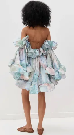 Zimmermann Illuminate Flounce Mini Dress for rent on The Volte - image 5