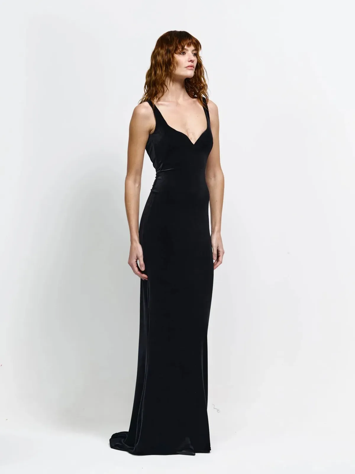 Effie Kats Adina Gown - Black Velvet - Image 2