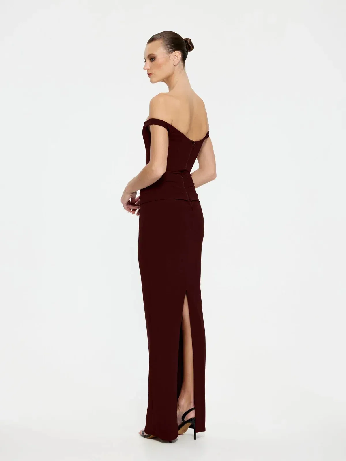 Effie Kats Hayward Gown - Wine - Image 2