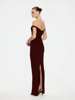 Effie Kats Hayward Gown - Wine for rent on The Volte - image 2