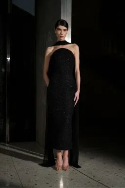 Eliya The Label Ophelia Dress | Black Size L for rent on The Volte - image 1