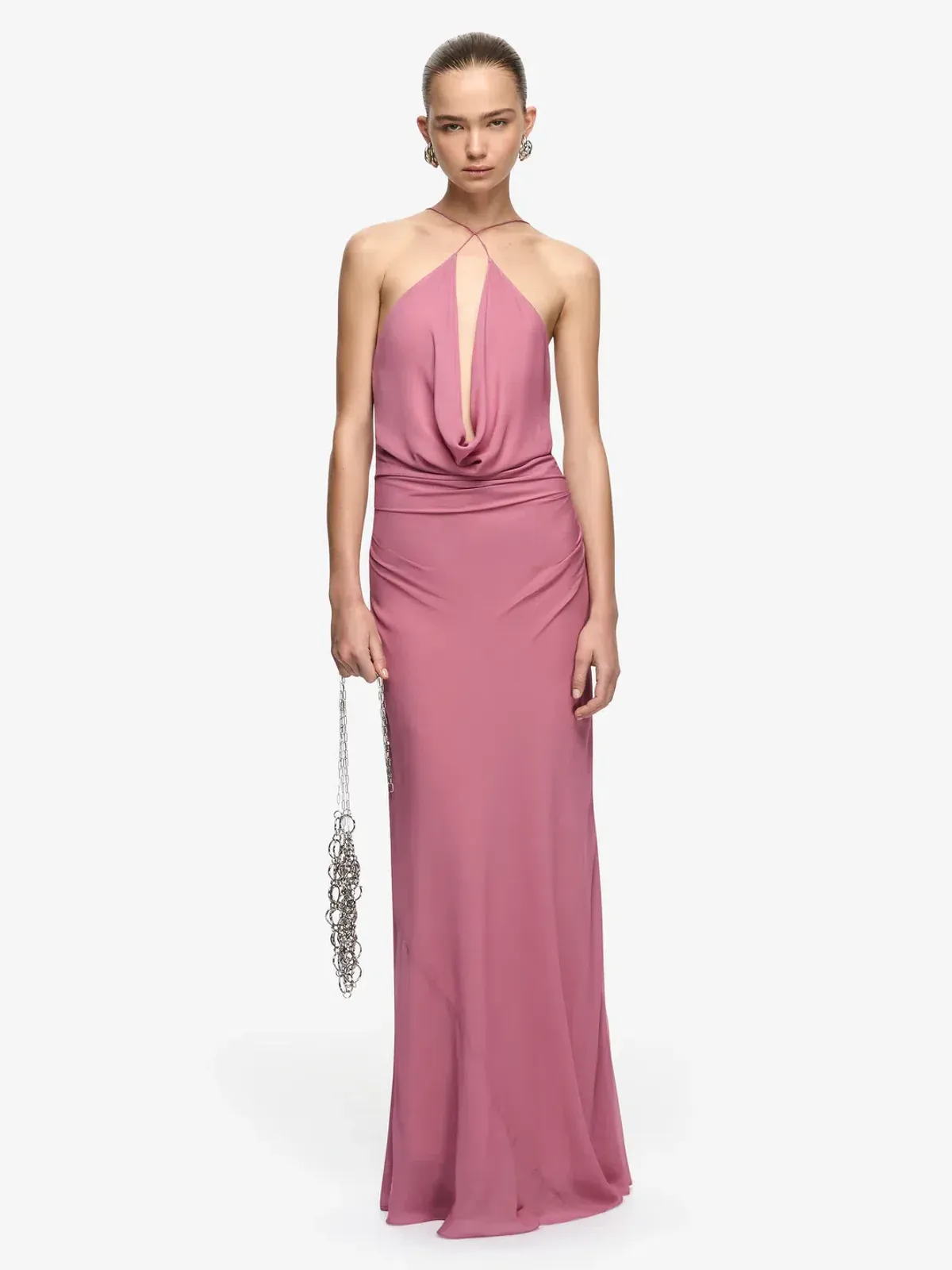 Bec & Bridge CELIA KEYHOLE MAXI DRESS Orchid Pink Size 6 - Image 1