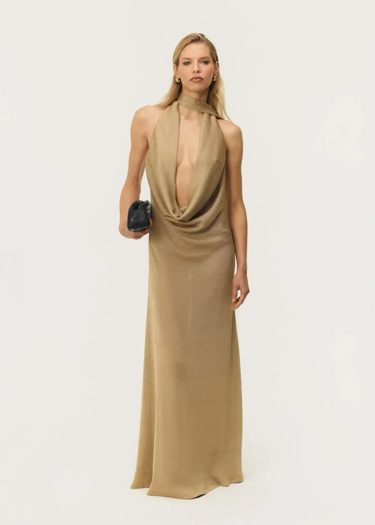 ARCINA ORI KAIA DRESS GOLD SIZE 8 (S) - Image 2