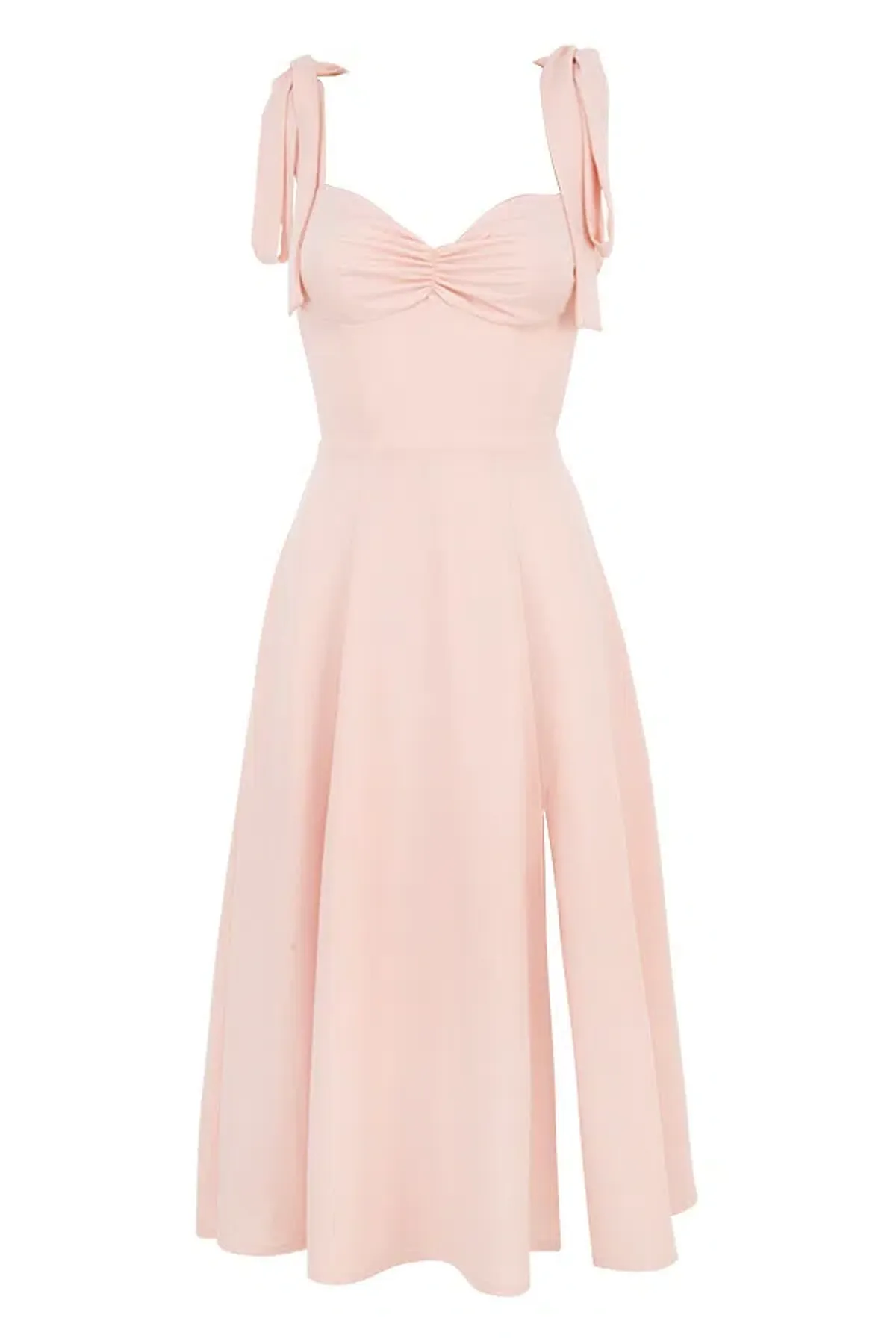 House of CB ALICIA Blush Pink Midi Sundress Size 8 - Image 5
