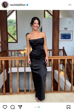 House of CB ADRIENNE CORSET MAXI IN BLACK Size S for rent on The Volte - image 2