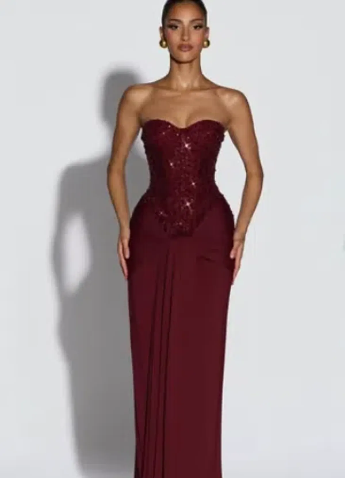 Babyboo Fashion Carina Maxi Dress Burgundy size 8 - Image 1
