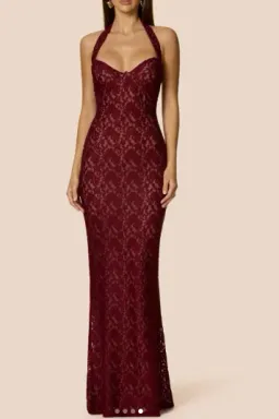 Nookie Mystique halter gown size 8 for rent on The Volte - image 1