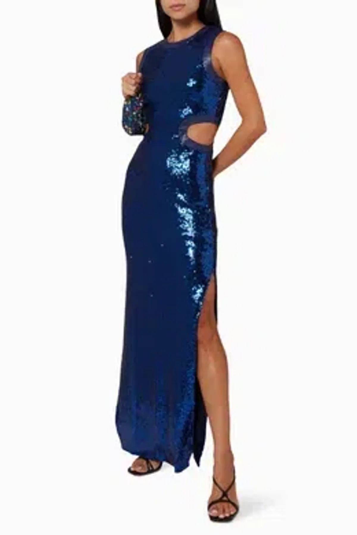 STAUD Sequined Dolce Maxi Dress Gown | Size Large / L - Image 2