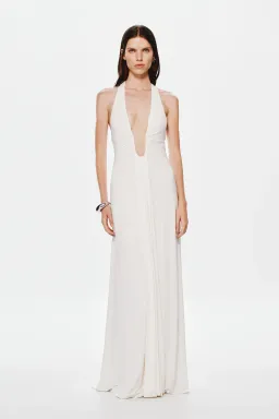 Misha Jennifer Cupro Maxi Dress for rent on The Volte - image 1