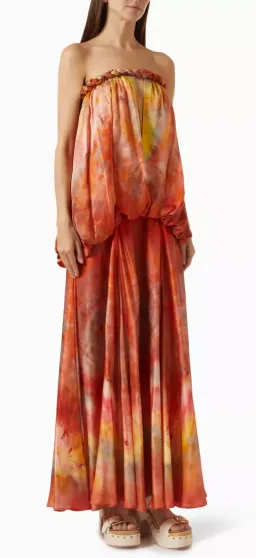 ZIMMERMANN Luna Twist Bandeau Gown in Silk for rent on The Volte - image 4
