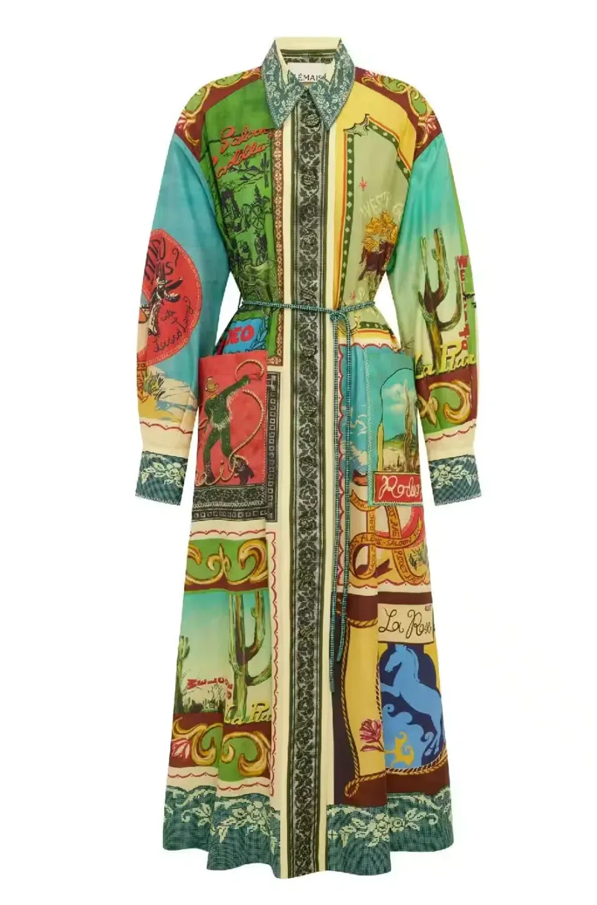 ALEMAIS ACE SHIRTDRESS SIZE 12 - Image 2