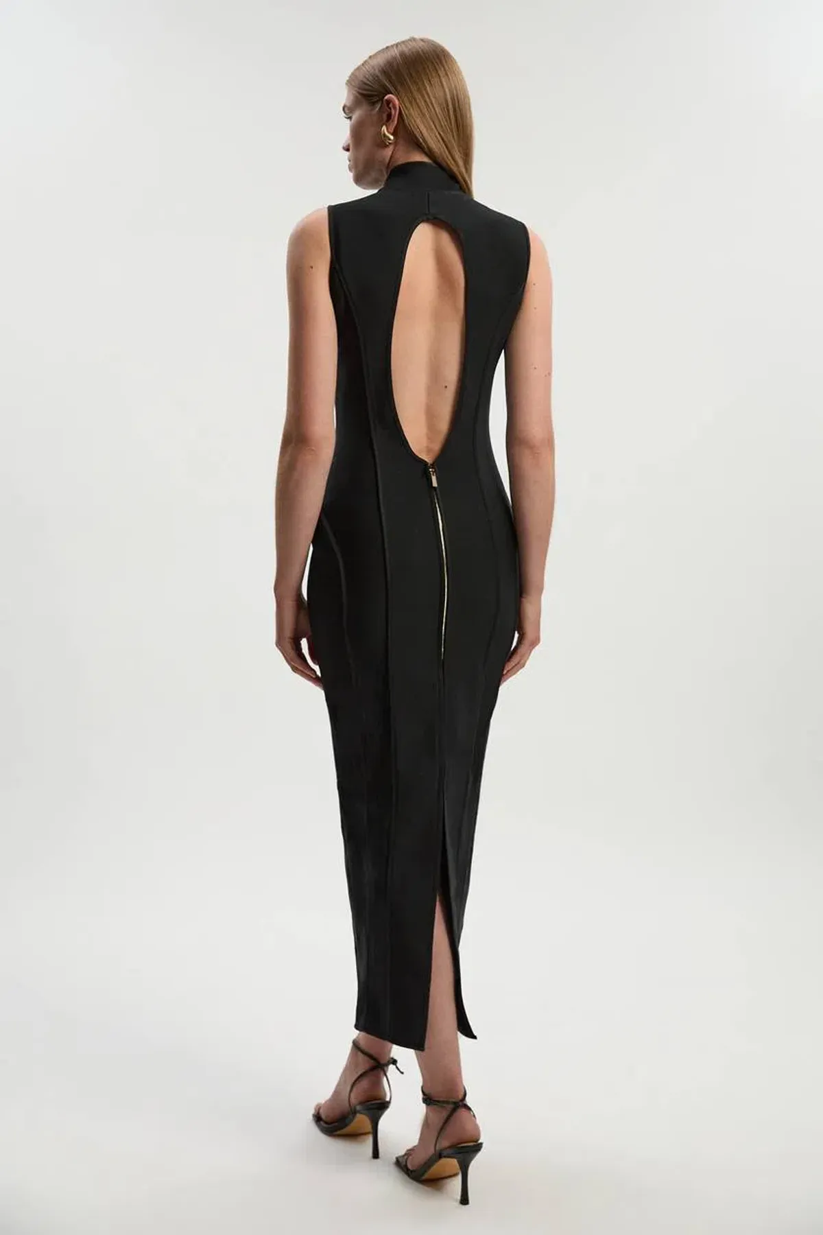 Karen Millen Bandage Knit Maxi Dress Size S - Image 6