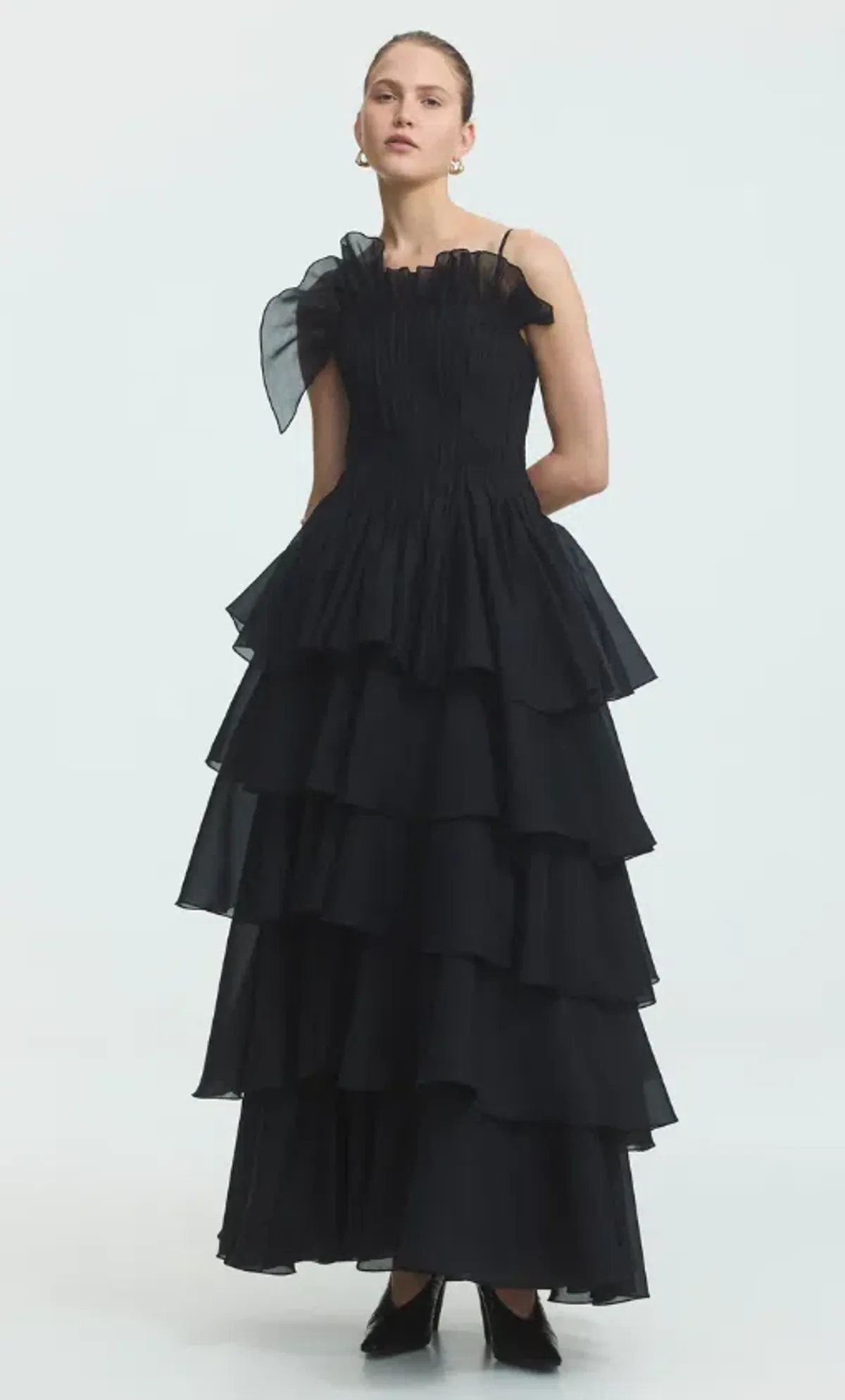 AJE Sonnet Gown Black Size 8 - Image 1