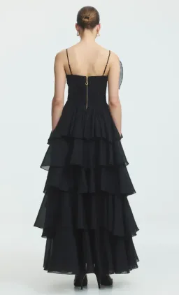 AJE Sonnet Gown Black Size 12 for rent on The Volte - image 2