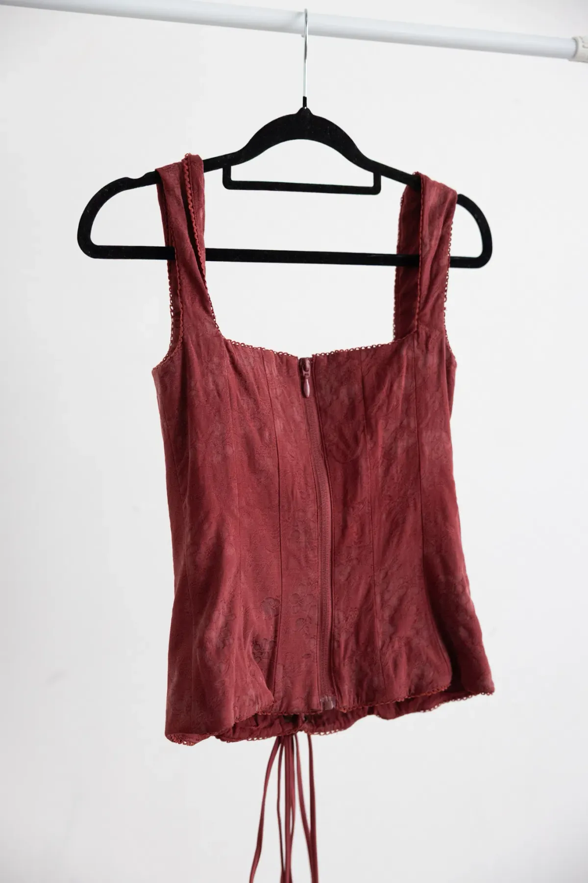 House of CB Parisa Merlot Floral Corset - Image 8
