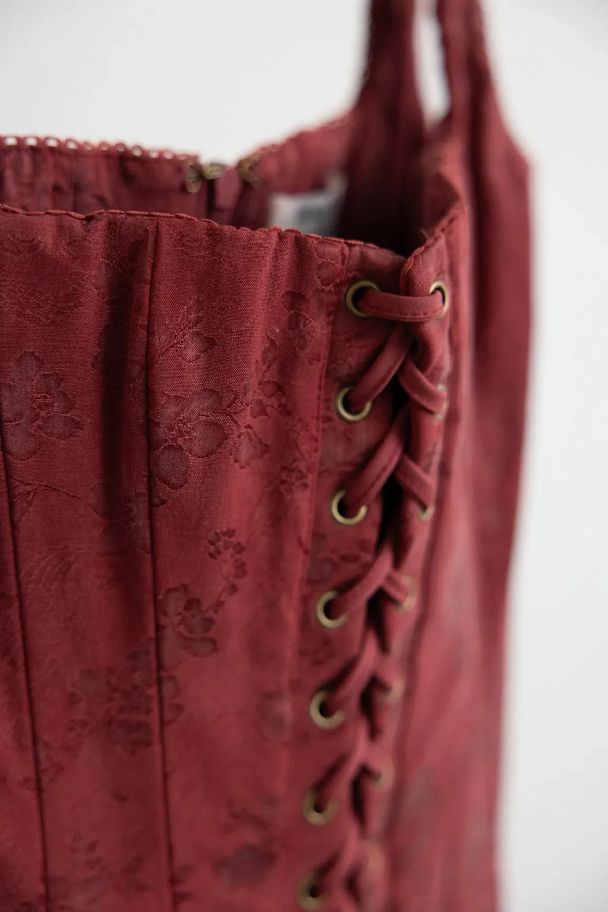 House of CB Parisa Merlot Floral Corset - Image 5