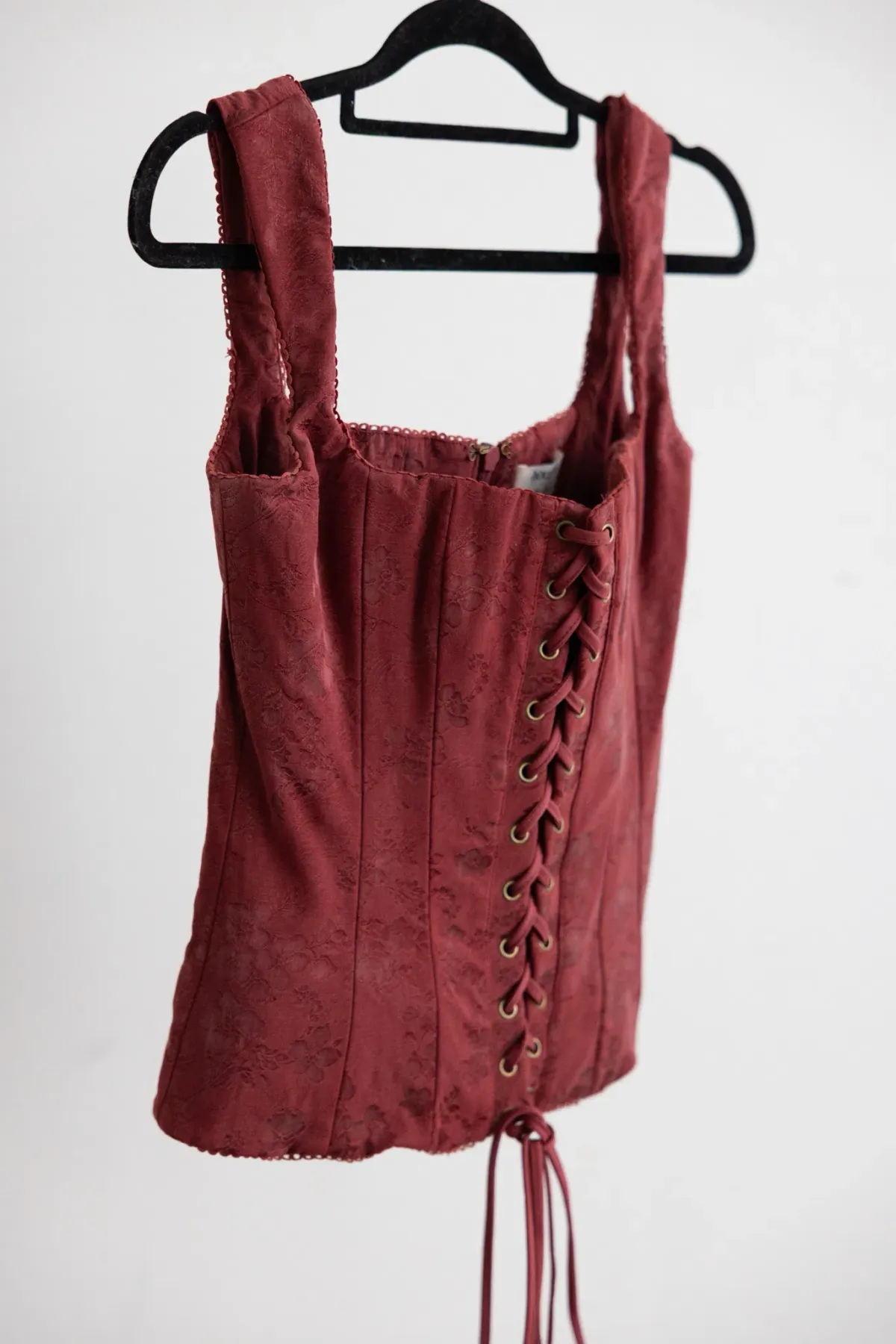 House of CB Parisa Merlot Floral Corset - Image 2