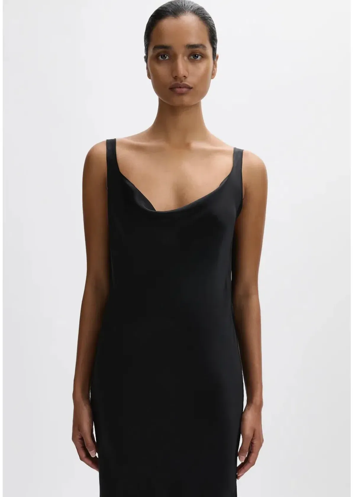 Beare Park Bobby Gown Black Maxi 100% Silk Size 8  - Image 5