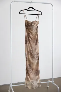 House of CB Aiza Cream Floral Print Maxi Dress for rent on The Volte - image 5