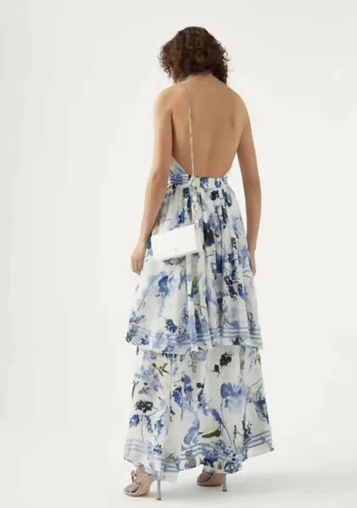 Aje Sienna Maxi Dress Lavenders Of Provence AU 12 - Image 2