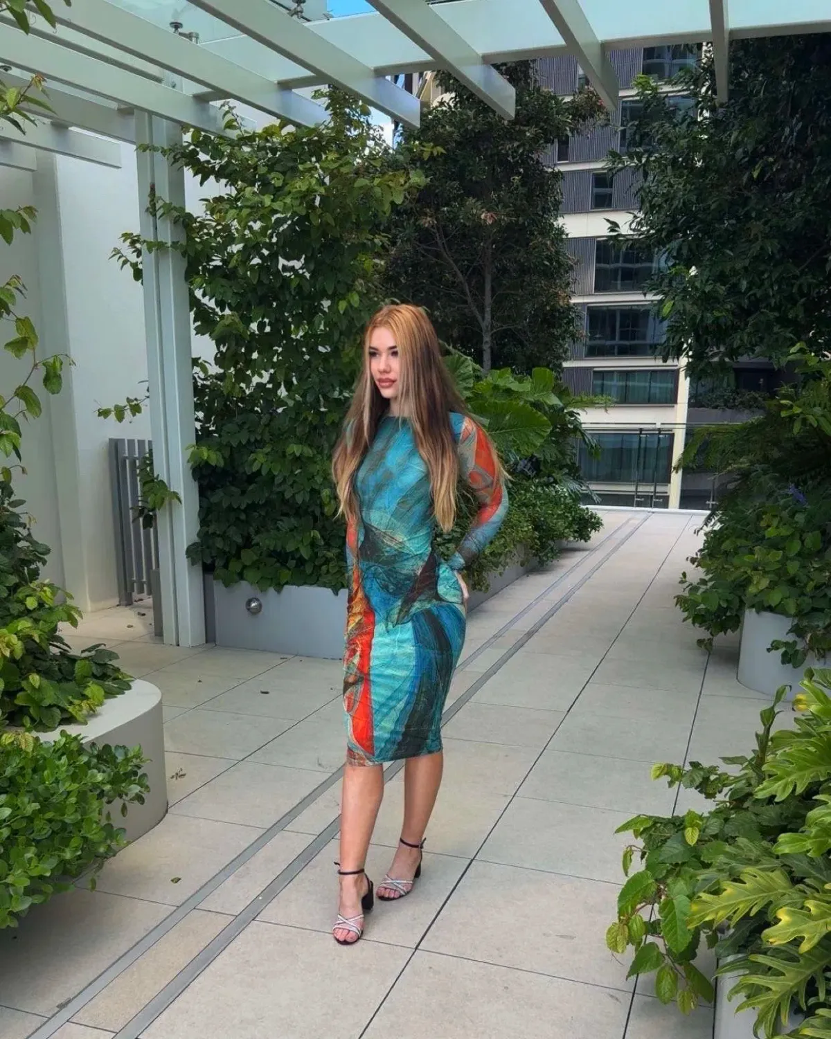 Farai London Delilah Mesh Dress size Small  - Image 2