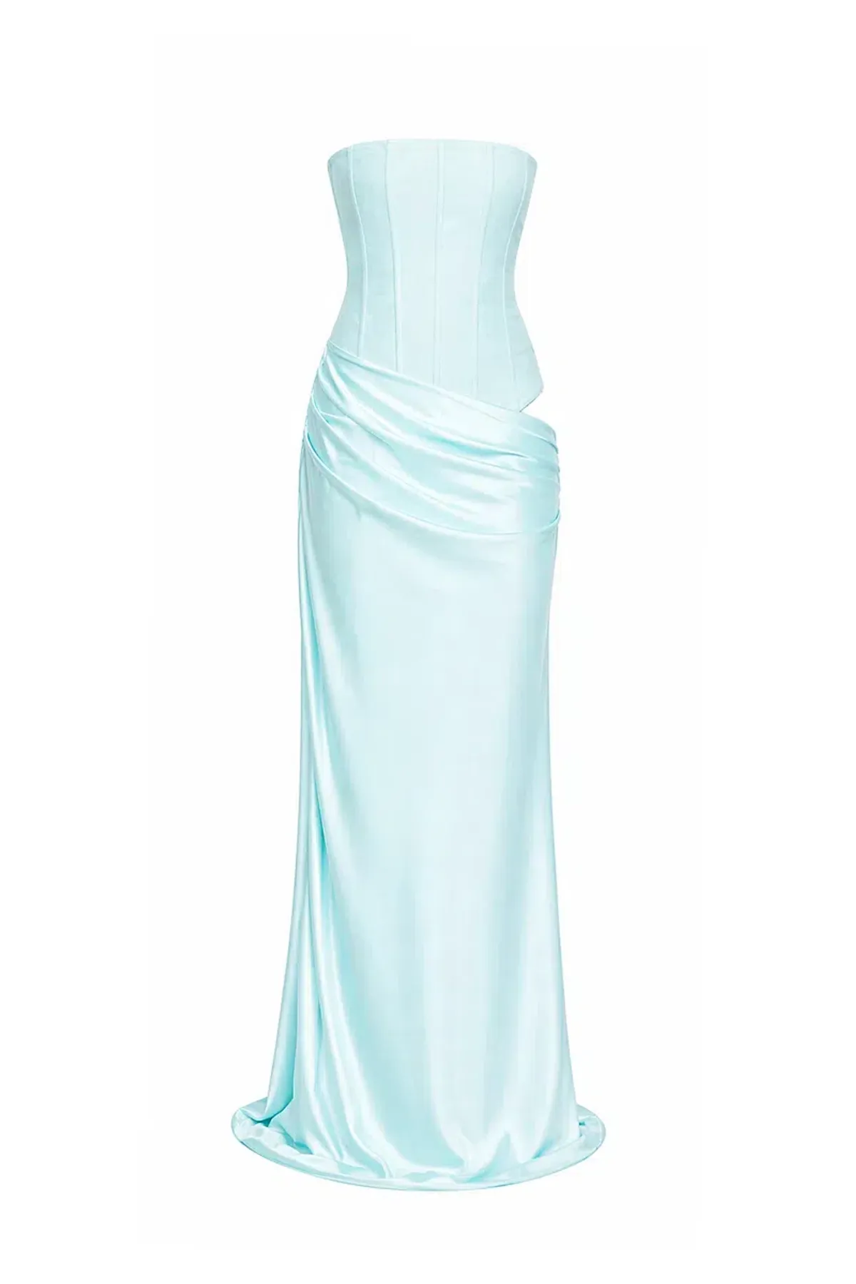 HNTR the Label Huxley Gown Aqua in Small - Image 4