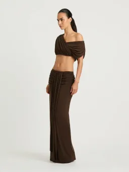 Benni Celia Set in Chocolate Size 8 for rent on The Volte - image 7