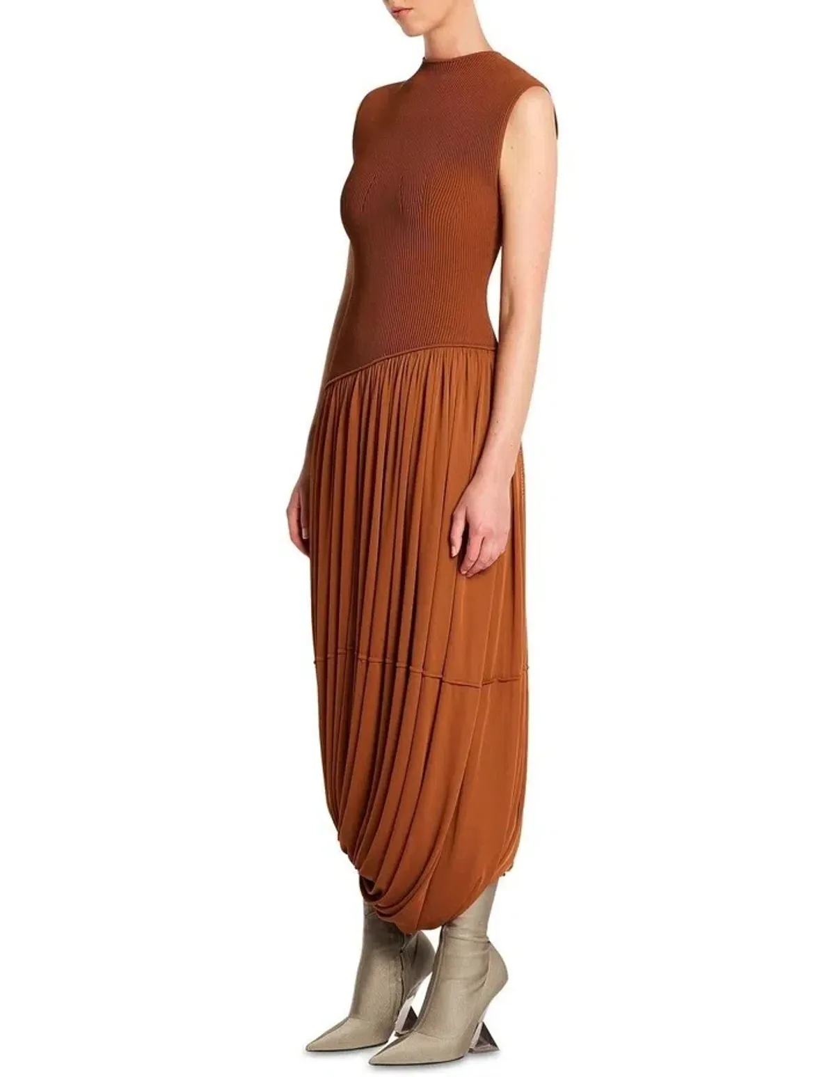 Sass & Bide  Apocalypse S/l Knit Dress in Rust size M - Image 1