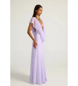 Ance Gria Clover Maxi Gown in Lavender Size 10 for rent on The Volte - image 3