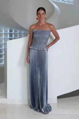 Lidee Maya Gown in Liquid Shimmer Size 6 for rent on The Volte - image 2