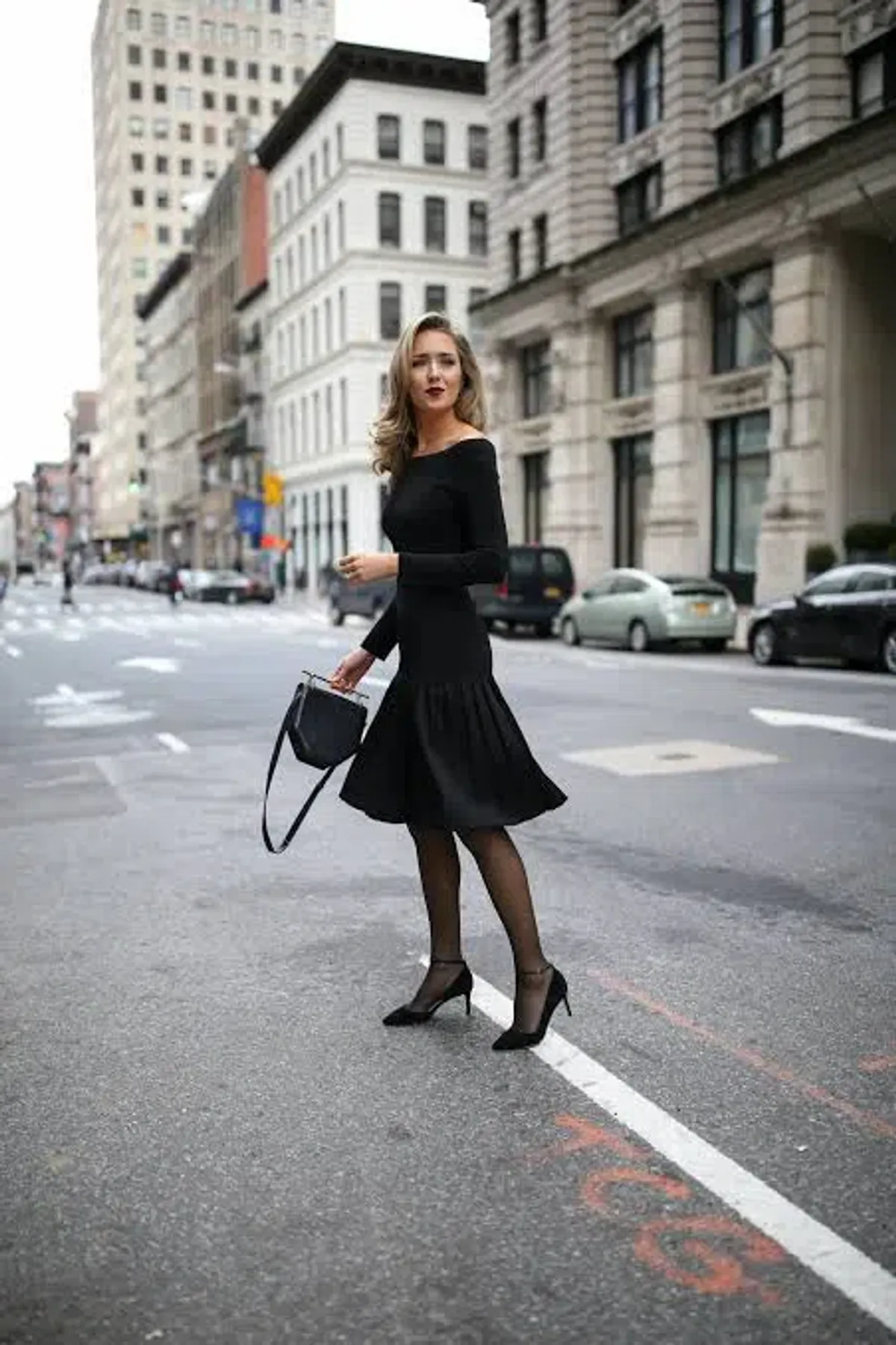 Rebecca Vallance off-shoulder pleated knit sparkle black dress | Size AU 10 - Image 3