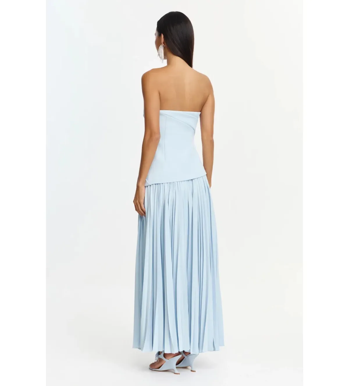 Acler Harden Maxi Dress in Powder Blue Size 8 - Image 4