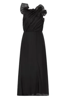 🖤 AJE Genesis Midi Dress – Black – Size 8 AU🖤 for rent on The Volte - image 7