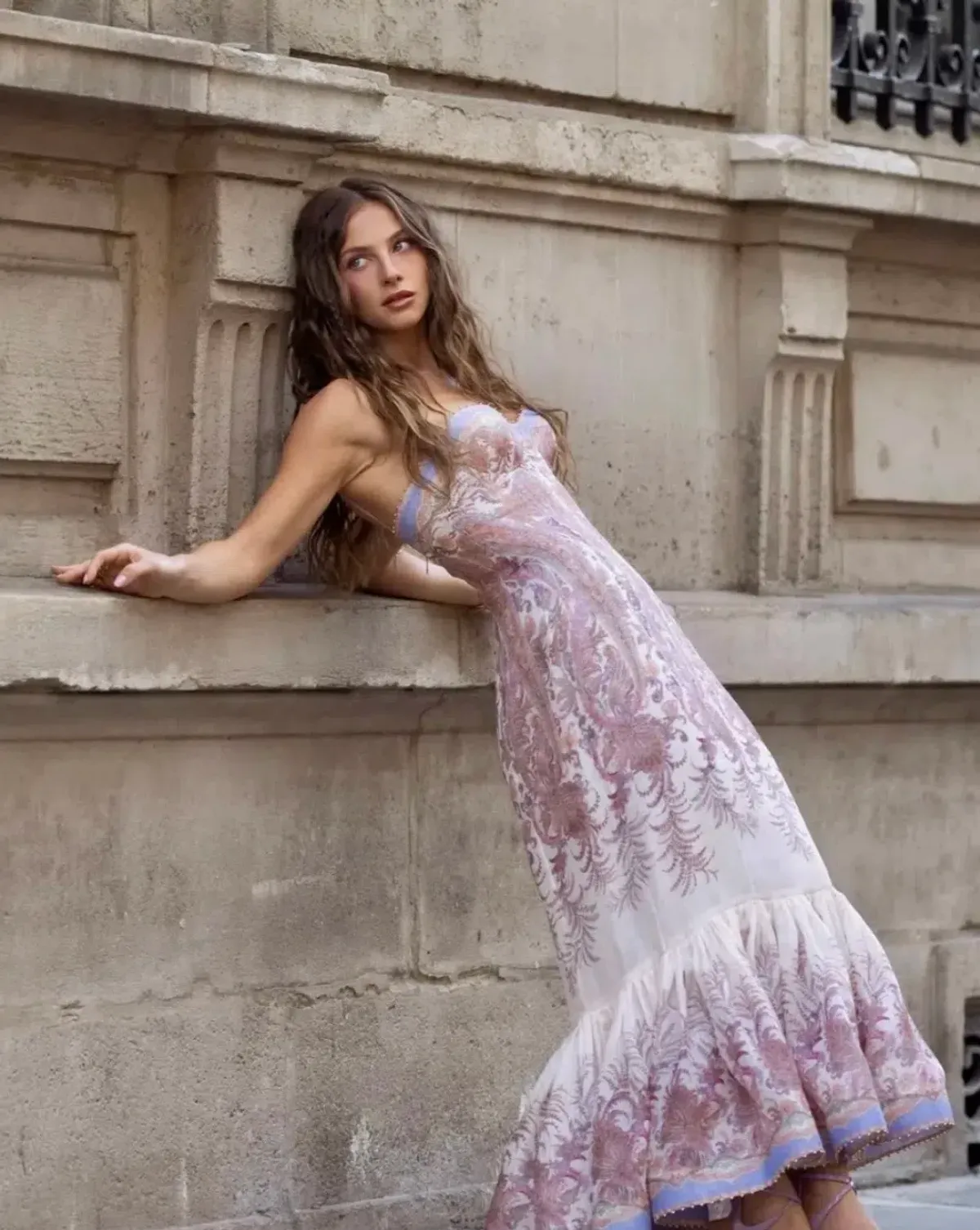 Zimmermann Alchemy Maxi Gown Cream Paisley Size AU 10 (1) - Image 2