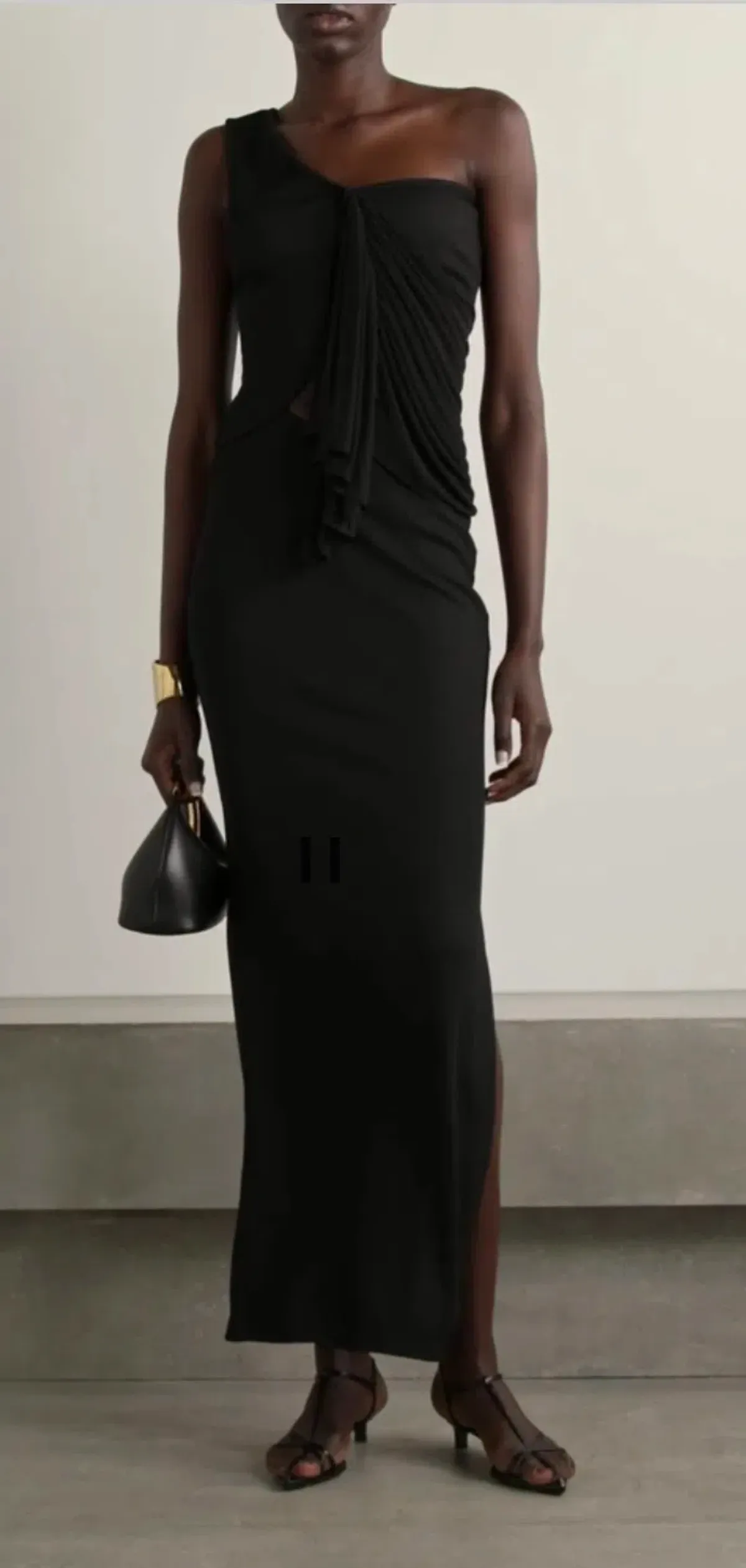 Christopher Esber Black Seneca Swirl Maxi Gown Size AU 8  - Image 5