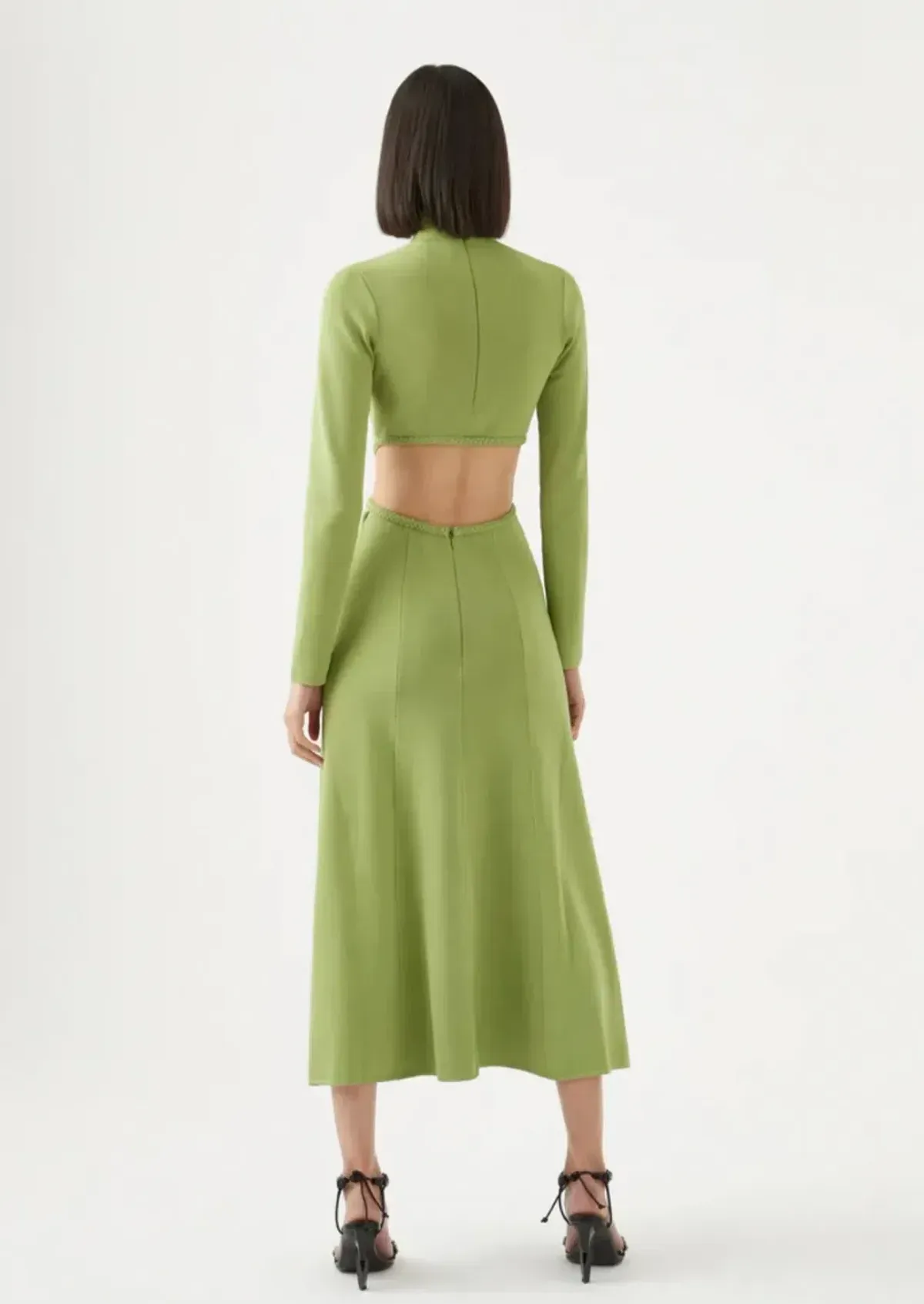 Aje Amelie braided dress 14 XL green  - Image 4