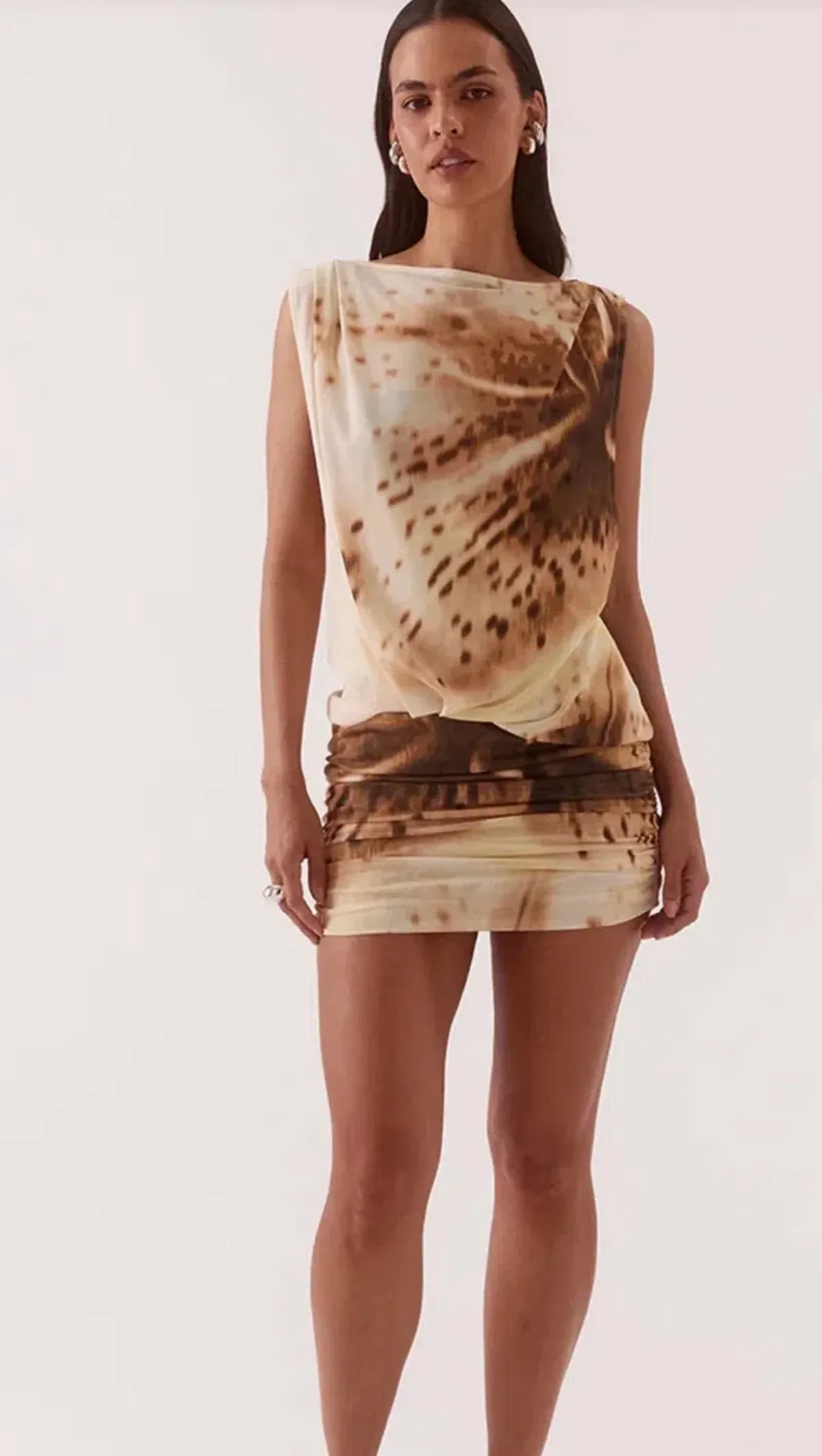 Odette draped mini dress  - Image 2