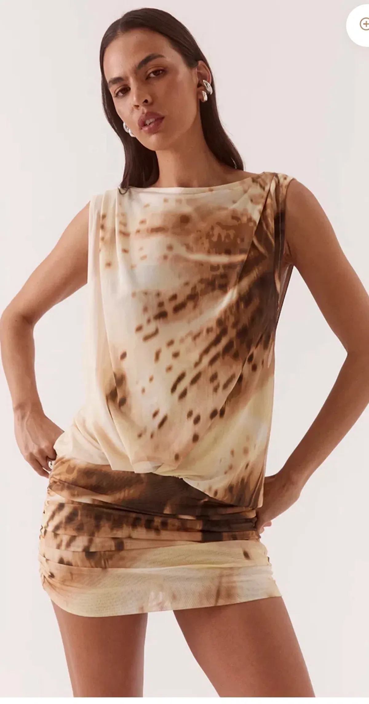 Odette draped mini dress  - Image 6