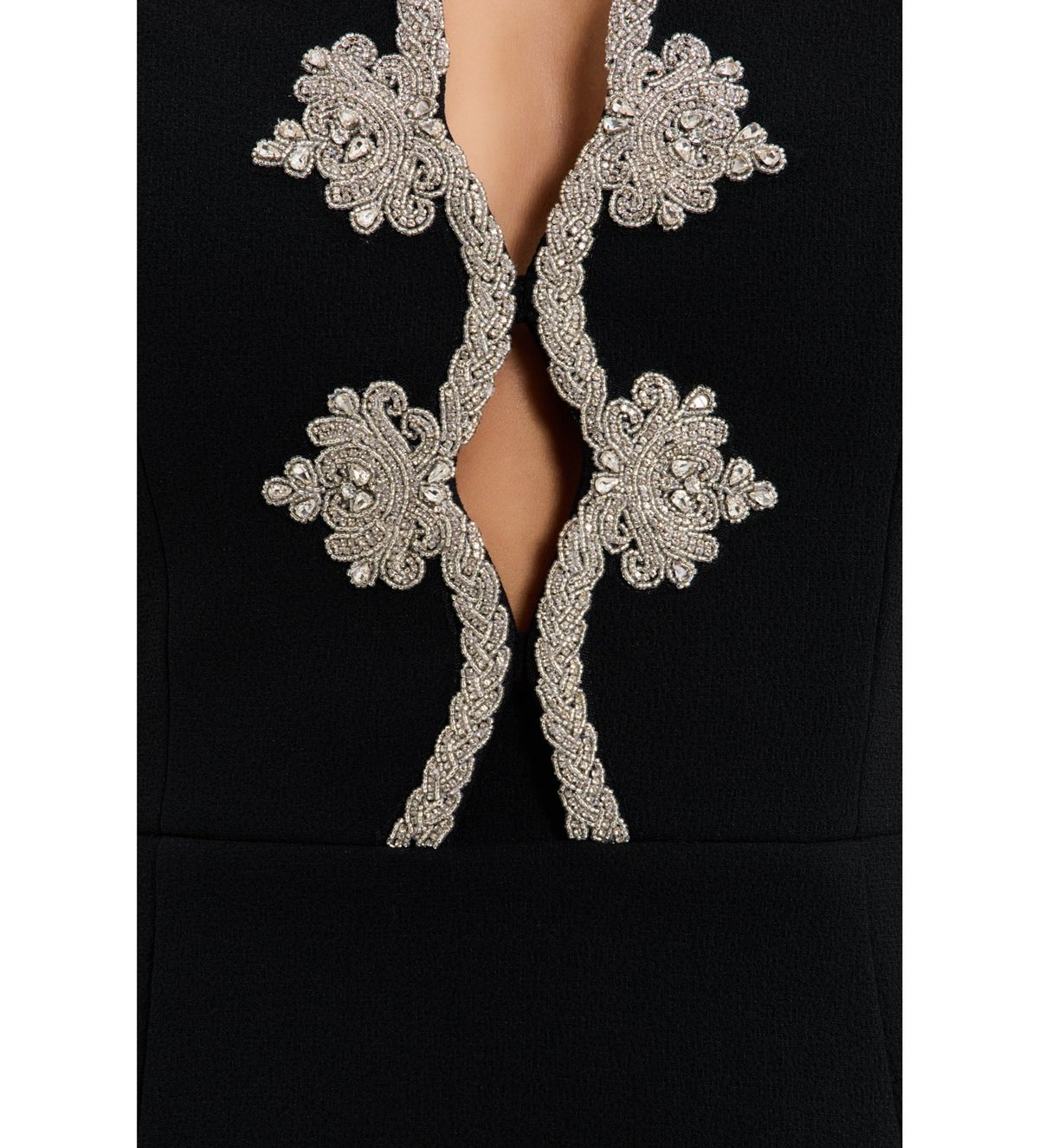 Rebecca Vallance Harlynn Puff Sleeve Mini Black Size 4 - Image 4