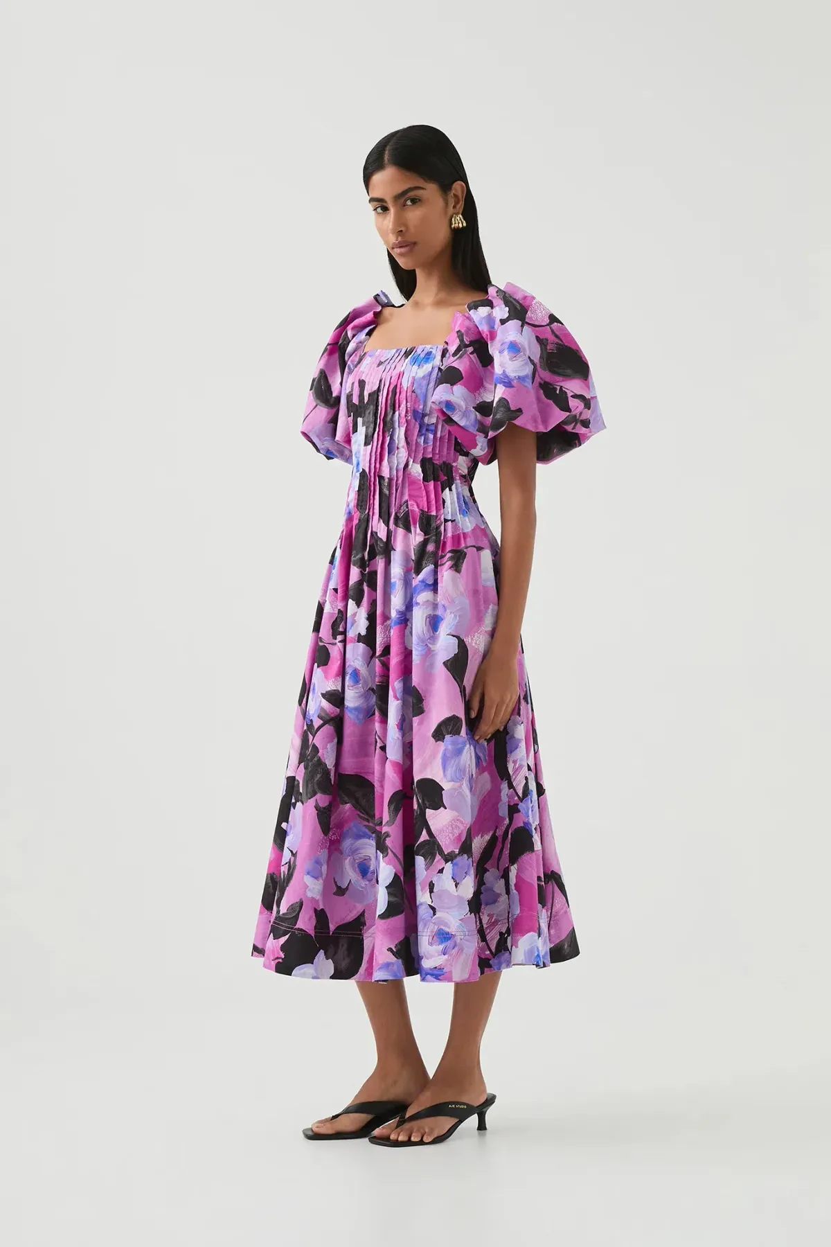 Aje Francesca Midi Dress – Lilac Nights – Size 12 - Image 2