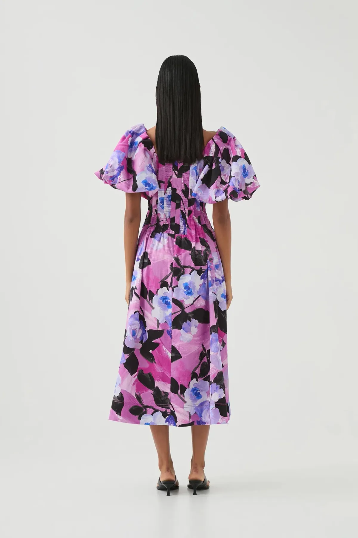 Aje Francesca Midi Dress – Lilac Nights – Size 12 - Image 3