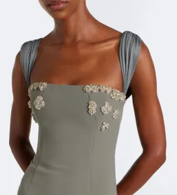 RACHEL GILBERT Malia embellished crêpe corset gown AU 6 for rent on The Volte - image 3